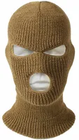 Cagoule tricotée sur mesure à 3 trous, masque de ski rafraîchissant, protection solaire unisexe, doublure intérieure de casque de moto et de vélo, masque intégral