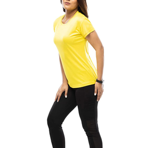 <b>High</b> Quality New Arrival Women's Summer Streetwear Short Sleeve <b>T</b>-<b>Shirts</b> with Customized Logo Crew <b>Neck</b> Solid Color - Product Image 3