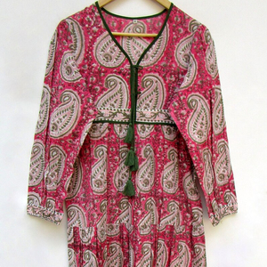 Vestidos de mujer Casual manga corta/manga larga botón abajo cuello en V vestido máximo vestidos de mujer Casual manga corta/manga larga - Product Image 1