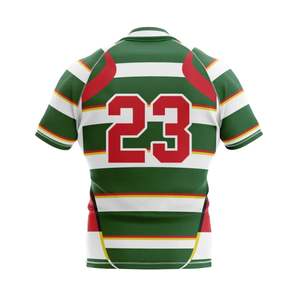 Camisetas de Rugby Personalizadas con Nombre y Número 2026, Sublimación, 240 Gramos, Poliéster y Elastano, Uniforme de Rugby de Nueva Zelanda para Hombre - Product Image 2