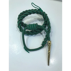 Aiguillette tout fil cordon de haute qualité pleine taille à la main avec fil d'or torsadé Aiguillette épaule britannique - Product Image 2