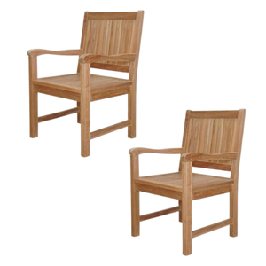 Chaise de jardin en bois de teck massif Chaises modernes et naturelles pour la fabrication de meubles de restaurant d'extérieur en Indonésie - Product Image 6