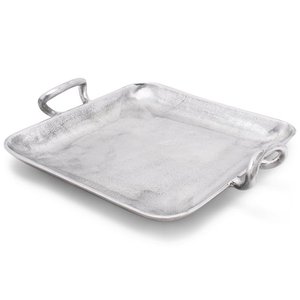 2025 dernière conception couleur or Fruits et aliments plateau de service en aluminium de qualité supérieure forme rectangulaire plateau de service - Product Image 6