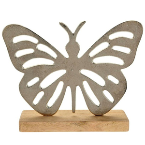 Factory Direct Handmade Butterfly Decor <b>Easter</b> Garden Table Decor Metal Silver <b>Easter</b> Decoration - Product Image 1