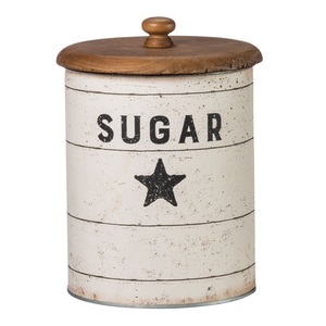 Supplier of Galvanized Canister <b>With</b> Wooden <b>Lid</b> Excellent Quality Handmade Container Superior Quality Fancy Metal <b>Storage</b> <b>Box</b> - Product Image 6