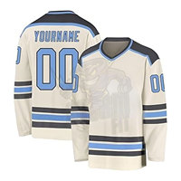 Camisetas de Hockey sobre Hielo Transpirables Personalizadas, Diseños Impresos por Transferencia de Calor, Uniformes de Equipo, Ropa Deportiva Personalizada 100%