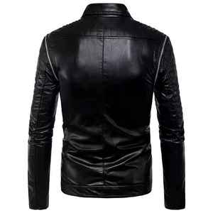 2026 Fashion Style Casual Wear Genuine <b>Leather</b> Classic Outer Wear Breathable Windproof <b>Men</b> <b>Leather</b> <b>Jacket</b> - Product Image 1