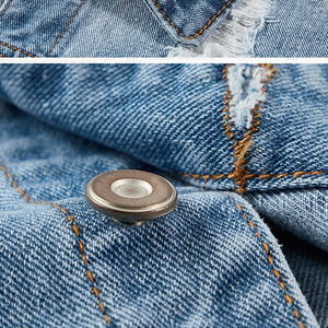 Conjunto de Jeans Personalizados de Alta Calidad para Hombre, Chaqueta Vaquera Vintage de Alta Calidad y Pantalones de Mezclilla, Traje Deportivo, Conjunto de Mezclilla - Product Image 6