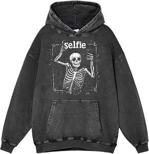 Sudaderas con Estampado Personalizado Estilo Vintage Lavado Ácido para Hombre, Chaqueta de Invierno de Alta Calidad, Talla Grande, Estilo Urbano, Poliéster/Algodón - Product Image 3