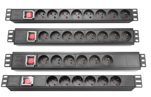 Mạng chuyên nghiệp tủ PDU 1U 19 "pháp loại PDU Ổ cắm điện nhà phân phối - Product Image 4