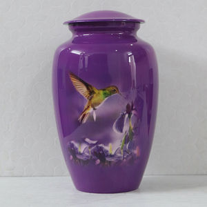 Premium Adult Cremation <b>Urn</b> with Customised Printing Made of High Quality Metal Keepsake <b>Urn</b> by HHO From India - Product Image 3