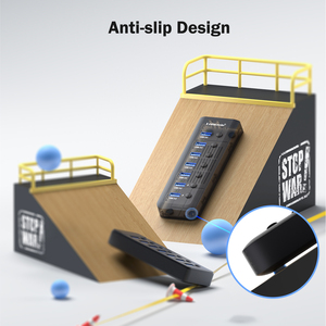 Concentrador USB TC111 7 en 1 de 2 a 7*1, estación de acoplamiento de 3,0 con puerto DC - Product Image 4