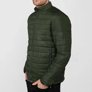 Chaqueta Acolchada Personalizada de Moda Urbana para Hombre, Talla Grande, Invierno, Cuello Alto, Impermeable, Transpirable y Ecológica - Product Image 5