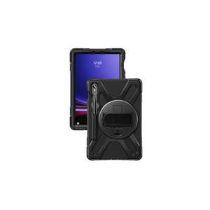 Étui robuste pour Galaxy Tab S9 FE Pro de 11 pouces - TPU/PC/Cuir, rabat à trois volets, porte-stylet, protection contre les chocs - Product Image 1