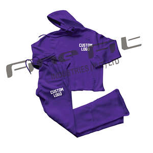 ชุดวอร์มผ้าฝ้ายสำหรับผู้ชาย, ชุดวอร์มสองชิ้นอบอุ่นสำหรับฤดูหนาว - Product Image 3