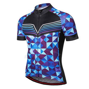 Camiseta de ciclismo personalizada de secado rápido ecológica de alta calidad, transpirable, cómoda, Spandex/poliéster para hombres, venta al por mayor, OEM - Product Image 1