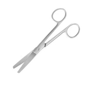 Tijeras de funcionamiento de instrumentos médicos alemanes de primera calidad Fuente de alimentación manual recta y curva Material metálico aprobado por CE - Product Image 4
