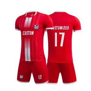 Conjuntos de Uniformes de Fútbol Unisex, Logotipo de Impresión Digital Personalizado, Camiseta de Fútbol para Hombre, Pantalones Cortos, Club de Adultos, Equipo, 100% Poliéster de Alta Calidad - Product Image 1