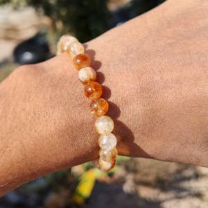 Wholesale 925 Silver <b>Beaded</b> Gemstone Adjustable Crystal Single Loop <b>Bracelet</b> for Unisex Gift - Product Image 3