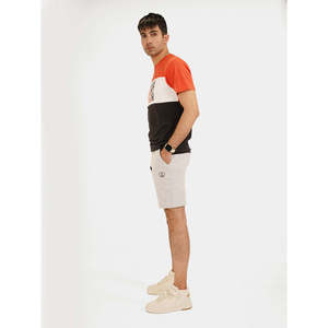 RITUS Casual 100% Cotton Terry Shorts Breathable Bermuda Street Style <b>Print</b> Shorts with Logos Size XXS Inseam 5 Inches - Product Image 2