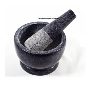 Nature Stone <b>Marble</b> Herb Spice Mixing Grinding Tools <b>Mortar</b> <b>and</b> <b>Pestle</b> Wholesale Price Heavy Duty For Round Shape - Product Image 1