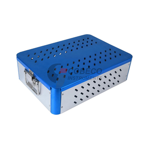 Plateau stérilisateur en aluminium, léger, perforé, cassette autoclave, organisateur d'instruments médicaux pour usage clinique et dentaire - Product Image 5