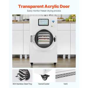 Adjustable Timer Freeze Dryer <b>Machine</b> Carbon Steel Electric Heating White Model D0100XU48CV 8.8-13.2 LBS/Batch Fruit Vegetable - Product Image 4