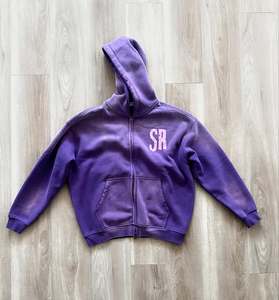 Personnalisé Vintage Délavé Soleil Hoodies Hommes Personnalisé Épais Coton Surdimensionné Impression Logo Distressed Hoodie pour Hommes - Product Image 1