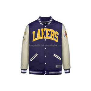 Custom Varsity <b>Jacket</b> Manufacturer Heavyweight Fabric Custom OEM <b>Men's</b> Oversized Bomber Baseball Varsity <b>Jackets</b> for <b>Men</b> - Product Image 3