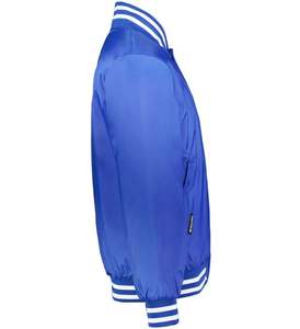 100% Satin Varsity Vestes pour Hommes High Street À Capuche Letterman Vestes Couvert Bouton Broderie Décoration Hiver Mince Tissé - Product Image 4