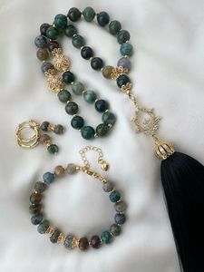 ลูกปัดสวดมนต์มุสลิม tasbih Rosary ลูกปัดสวดมนต์มุสลิมลูกประคำอิสลาม tasbih เรซิ่น tasbih - Product Image 4