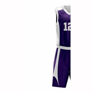 Tenue de basketball en polyester respirant et écologique, kit de maillot de basketball personnalisé en gros, léger, pour hommes et femmes, adulte, séchage rapide - Product Image 2