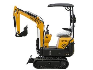 รถขุดขนาดเล็ก SY10 พร้อมเครื่องยนต์ดีเซล Perkins 25 แรงม้า เกียร์บ็อกซ์ แรงบิดสูง รับน้ำหนักได้ 5000 กก. เหมาะสำหรับใช้งานในฟาร์ม - Product Image 3