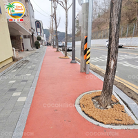 PROTÉGER LES ARBRES DE RUE AVEC DU COIR MULCH MAT DU VIET NAM