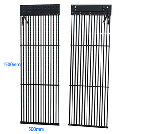 Façade du bâtiment Led Grille extérieure rideau affichage fixe mur vidéo P25 Transparent étanche Led panneau affichage publicitaire - Product Image 4