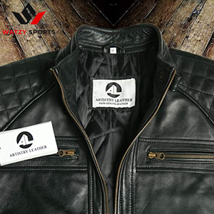 Men's Genuine Leather Biker <b>Jacket</b> Wholesale Vintage Brown Distressed Lambskin Motorcycle <b>Jacket</b> Customized Formal Black Brown - Product Image 5
