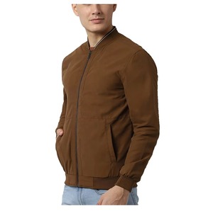 En stock, veste bomber pour homme de haute qualité, personnalisable, avec logo sur le devant, respirante, à séchage rapide, fabriquée au Pakistan, prix bas - Product Image 3