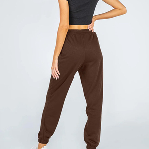 กางเกงสเวตเตอร์สำหรับวิ่งสำหรับผู้หญิงใส่สบายมีกระเป๋าเหมาะสำหรับใส่ไปเดินเล่นหรือใช้ในชีวิตประจำวันหรือใส่สบาย - Product Image 4