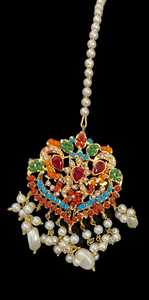 Bijoux de mariée traditionnels en acier inoxydable avec strass, vente en gros, avec collier multi-rangs, boucles d'oreilles, tikka, plaqué argent, fabrication - Product Image 6