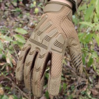 Gants tactiques de sport de plein air de haute qualité en gros, pour moto, hommes, écran tactile, airsoft, chasse, camouflage, cyclisme, couleur noire