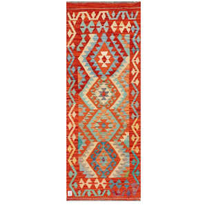 พรมไมมาณา อัฟกานิสถาน คิลิม ขนาด 180 x 69 ซม. ชุดพรมปูพื้น - Product Image 1