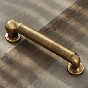 Ensemble de poignées de porte de cuisine en laiton de qualité supérieure, conçu pour les maisons modernes, offrant une prise en main fluide, une construction robuste et une apparence élégante - Product Image 5