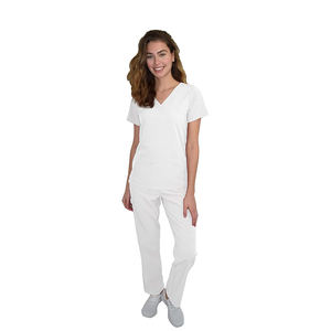 Moda Hospital Scrub trajes algodón médico Scrubs uniformes conjuntos personalizados Jogger venta al por mayor enfermería médico Unisex desgaste - Product Image 1