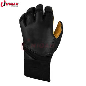 Gants de frappeur de baseball en cuir de la meilleure qualité, respirants avec manchette longue pour un confort et une adhérence améliorés - Product Image 2