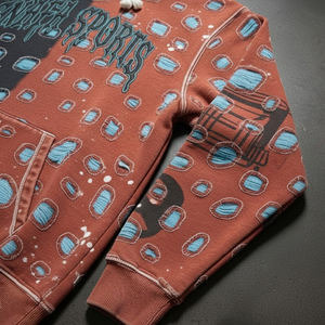 Sudadera con Capucha para Hombre de Secado Rápido y Transpirable, Sudadera con Capucha Bordada con Apliques Desgastados, la Mejor Fabricación, Sudadera con Capucha Desgastada para Hombre - Product Image 5