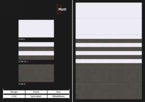 Carreaux muraux en céramique 300x600mm, design soigné, pour salle de bain et cuisine, finition brillante ou mate, texture effet sucre, design mural intérieur luxueux. - Product Image 4