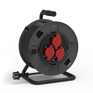 15m. Avvolgicavo professionale estensibile con 3 prese e copertura 3x2.5mm IP55 (Simon EX922701) - Product Image 1