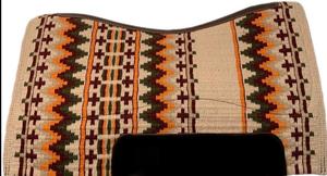 Almohadilla de lana contorneada occidental hecha a mano para jinetes diarios 100% carcasa de cuero con forro polar de lana de Nueva Zelanda-directamente desde la India - Product Image 2