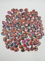 Cabochon de turquoise d'huître épineuse naturelle de haute qualité AAA + personnalisé 18X25 ovale et pierre précieuse ronde en vrac de 12MM pour l'utilisation de bijoux