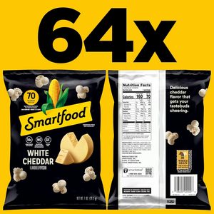Smartfood <b>Popcorn</b>, White Cheddar, 1 Ounce (Pack of 64) - Product Image 3